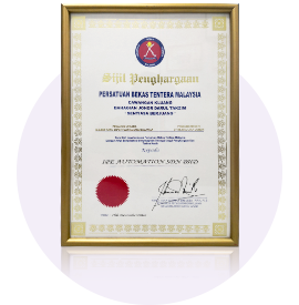 Sijil Penghargaan Persatuan Bekas Tentera Malaysia Sijil Penghargaan Persatuan Bekas Tentera Malaysia