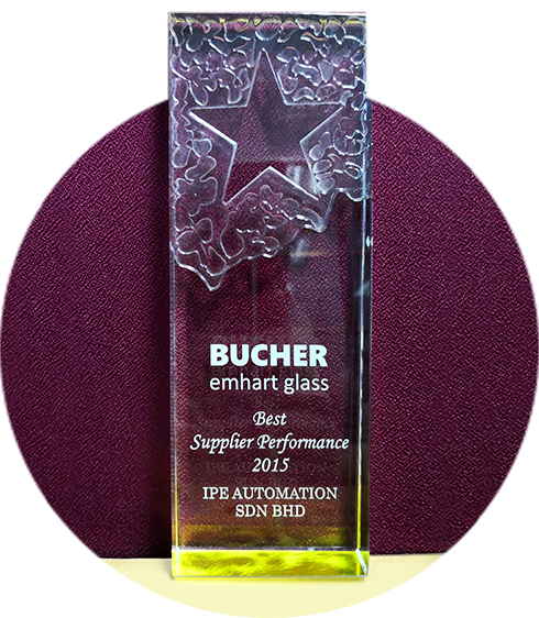 Bucher Emhart Glass Best Supplier Performance 2015