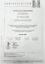ISO9001:2000 Certification