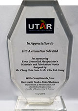Appreciation from UTAR
