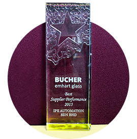 Bucher Emhart Glass Best Supplier Performance 2015